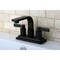 Kingston Brass KB8465NDL NuvoFusion 4" Centerset Bathroom Faucet, Oil Rubbed Bronze KB8465NDL - alternate 2
